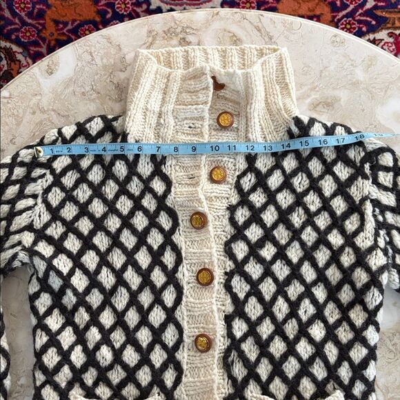 Tory Burch Kendra 100% Wool Cardigan - Picture 14 of 16
